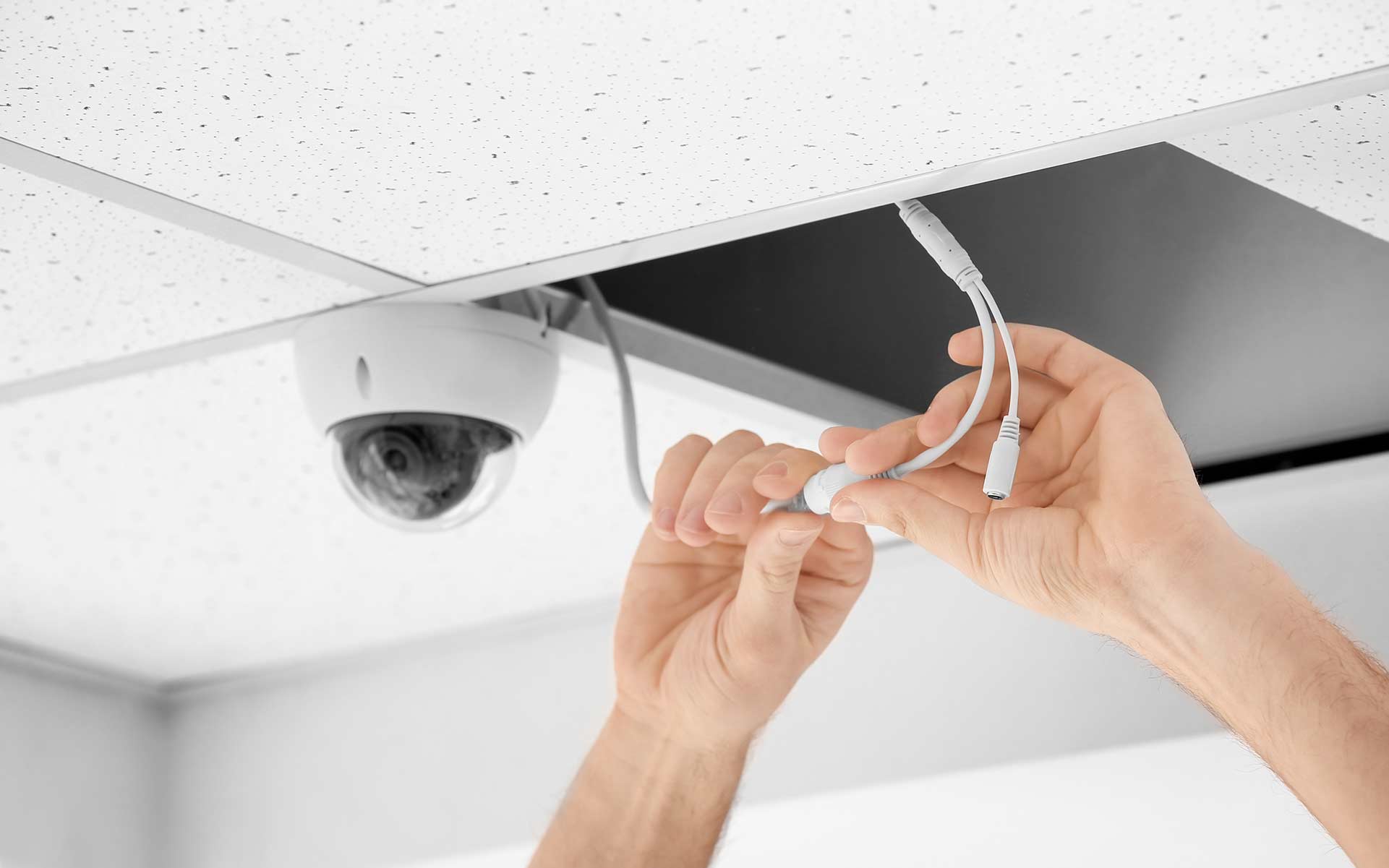 A2B Electrical's electricians can wire up CCTV cameras for properties in Yeovil and the local area. 